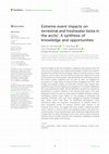 Research paper thumbnail of Extreme event impacts on terrestrial and freshwater biota in the arctic: A synthesis of knowledge and opportunities