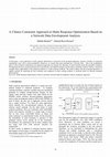 Research paper thumbnail of A Chance Constraint Approach to Multi Response Optimization Based on a Network Data Envelopment Analysis