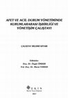 Research paper thumbnail of Afet Yönetiminde Kurumlararası İşbirliği ve Yönetişim Çalıştayı (Kütahya)