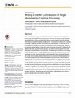 Research paper thumbnail of Writing in the Air: Contributions of Finger Movement to Cognitive Processing