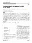 Research paper thumbnail of Convergent learning–based model for leukemia classification from gene expression