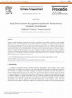 Research paper thumbnail of Real Time Gesture Recognition System for Interaction in Dynamic Environment