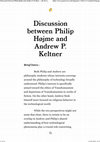 Research paper thumbnail of Discussion on Tech: Philip Højme and Andrew P. Keltner