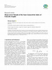 Research paper thumbnail of Sharp Lower Bounds of the Sum-Connectivity Index of Unicyclic Graphs