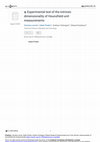 Research paper thumbnail of Experimental test of the intrinsic dimensionality of Hounsfield unit measurements v1 (protocols.io.sw3efgn)