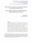 Research paper thumbnail of Research, complaint and organization. The begginins of the Human Rights Organizations in Rosario (1976-1982)