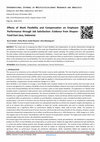 Research paper thumbnail of Effects of Work Flexibility and Compensation on Employee Performance through Job Satisfaction: Evidence from Shopee- Food East Java, Indonesia