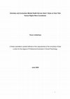 Research paper thumbnail of Voluntary and involuntary mental health service users' views on how their human rights were considered