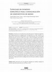 Research paper thumbnail of Lenguaje de dominio especifico para configuración de dispositivos de redes