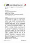 Research paper thumbnail of The Meaning of Religion in Drug Rehabilitation Patients