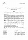 Research paper thumbnail of Evaluation of the Effect of Intravitreal Bevacizumab (Avastin) in Patients with Diabetic Macular Edema