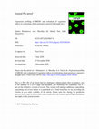 Research paper thumbnail of Expression profiling of DREB1 and evaluation of vegetation indices in contrasting wheat genotypes exposed to drought stress