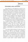 Research paper thumbnail of Universidad, crisis y elecciones