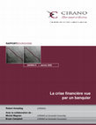 Research paper thumbnail of La crise financière vue par un banquier