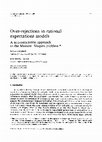 Research paper thumbnail of Over-rejections in rational expectations models