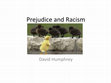 Research paper thumbnail of Understanding Prejudice and Racism