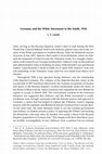 Research paper thumbnail of Germany and the White Movement in the South, 1918