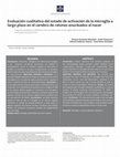 Research paper thumbnail of Evaluación cualitativa del estado de activación de la microglia a largo plazo en el cerebro de ratones enucleados al nacer