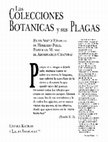 Research paper thumbnail of Las colecciones botánicas y sus plagas