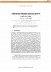 Research paper thumbnail of Transformaciones ambientales en interfases antrópicas: análisis del área metropolitana de Córdoba a través de Google Earth Engine