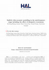 Research paper thumbnail of SmEdA vibro-acoustic modelling in the mid-frequency range including the effect of dissipative treatments