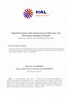 Research paper thumbnail of Sandwich patch with thermoviscous fluid core, for increasing damping of panels