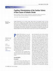 Research paper thumbnail of Papillary fibroelastoma of the cardiac valves: a rare cause of embolic stroke