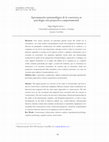 Research paper thumbnail of Aproximación epistemológica de la conciencia en psicología: una perspectiva comportamental