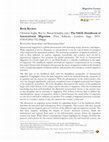 Research paper thumbnail of Book Review: Christine Inglis, Wei Li, Binod Khadria (eds) The SAGE Handbook of International Migration