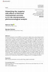 Research paper thumbnail of Unpacking the negative side-effects of directed motivational currents in L2: An interpretative phenomenological analysis