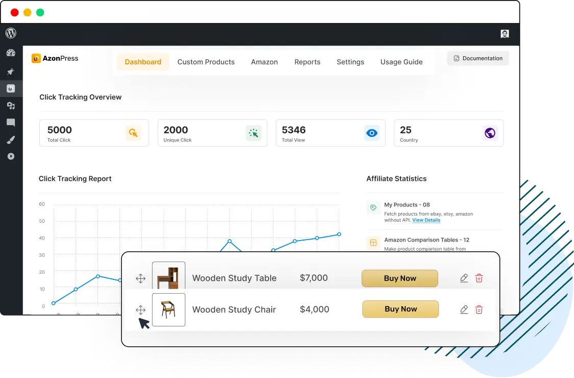 Interactive user interface header image