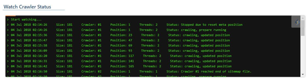 LSCWP Watch the Crawler