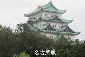 名城公園⑥藤の回廊と名古屋城