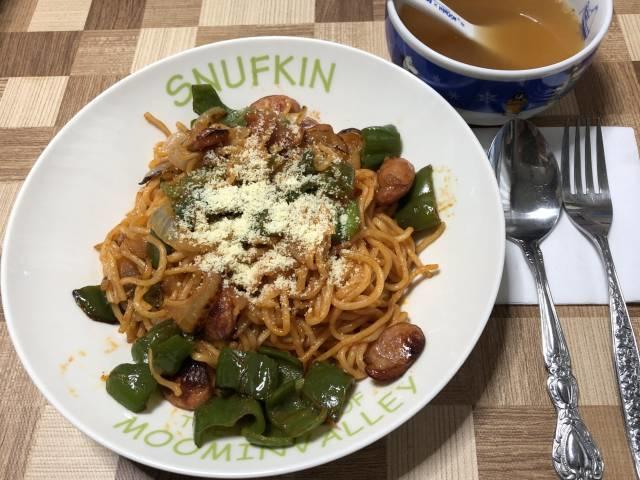 「マルちゃんナポリタン焼そば」の完成