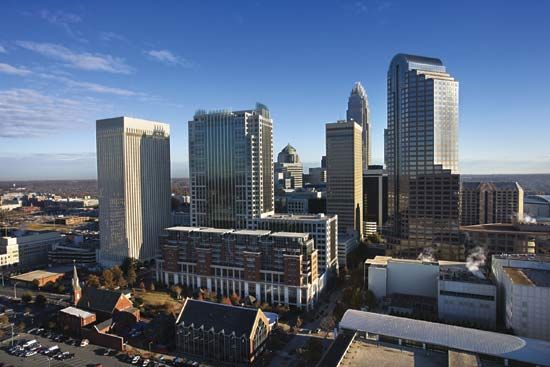 skyline of Charlotte, North Carolina