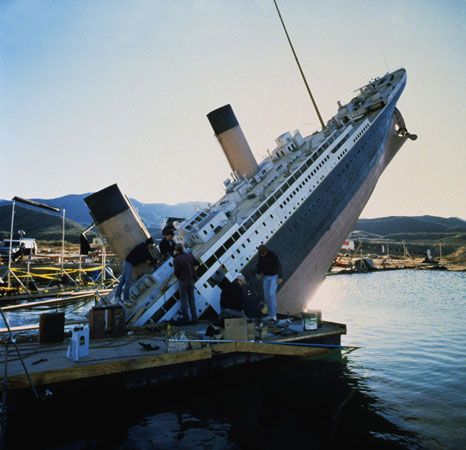 Model ship used for the film Titanic