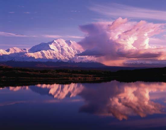 Denali National Park: Mount McKinley at sunset