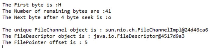 Java RandomAcessFile 1
