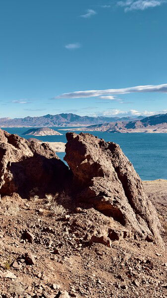 Taking in the view at Lake Mead
