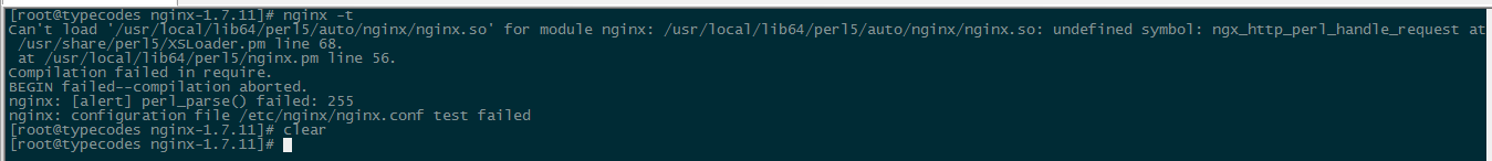 nginx -t查看错误信息