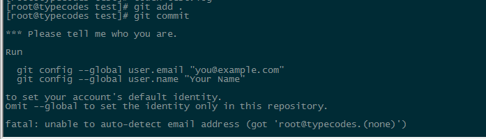 [user]信息未配置时报错