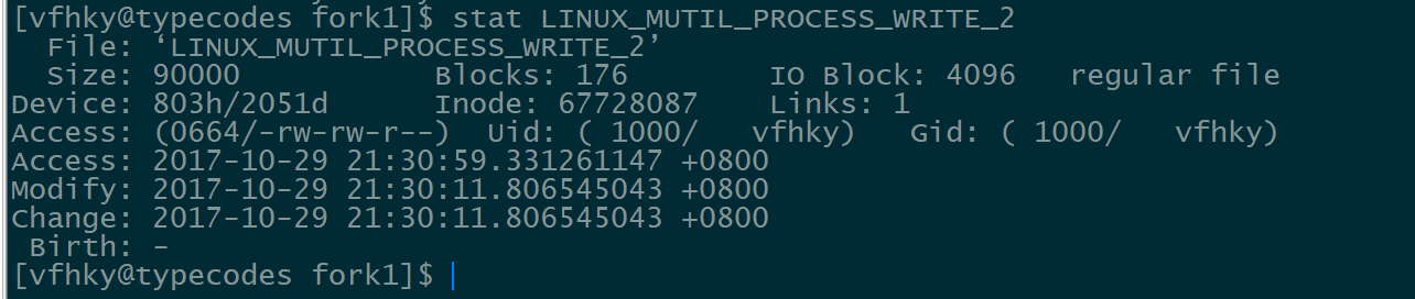 执行两个测试程序
