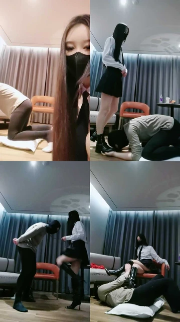 【猫神大人】御姐短靴长靴裸足暴力踢打