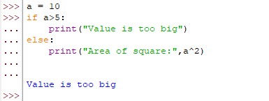 Using Else In Python