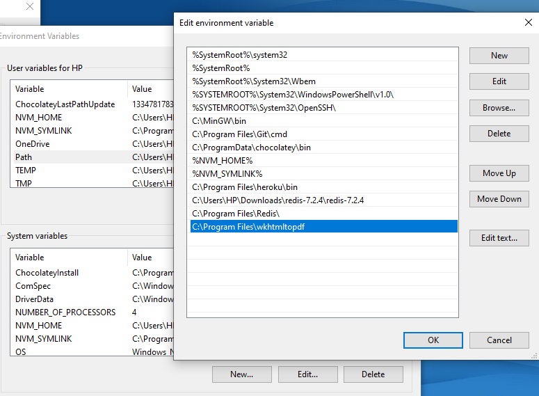 Environment Variable