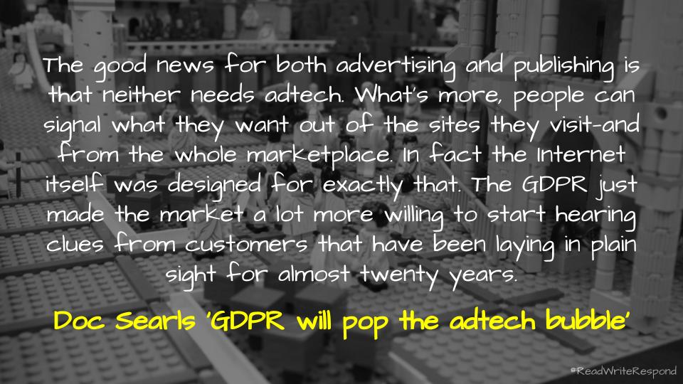 📑 GDPR will pop the adtech bubble