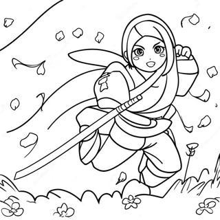 Sakura Haruno In Action Coloring Page 81-75