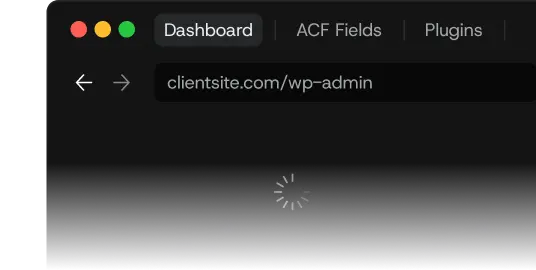 image of how slow wordpress loads