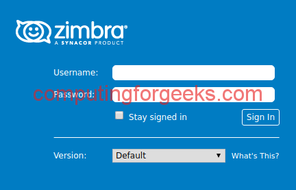 Dockerizing Zimbra