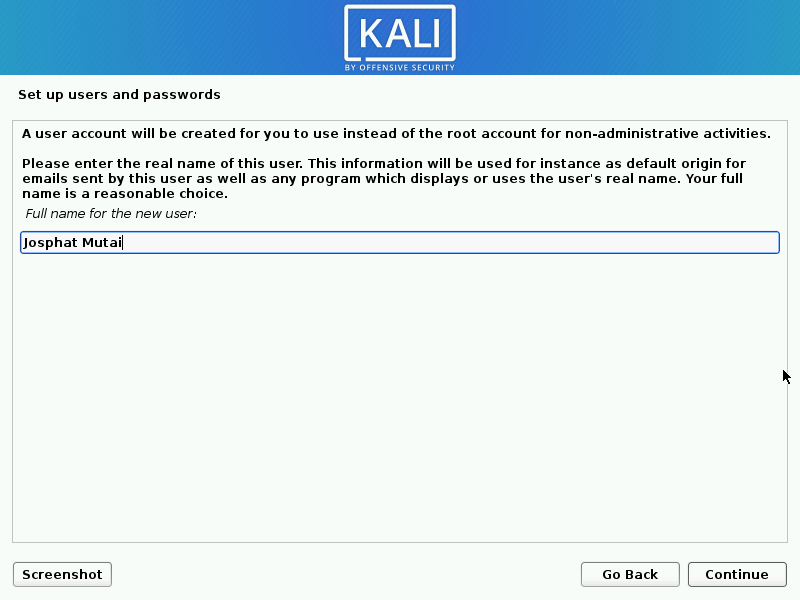 install kali linux complete steps 08